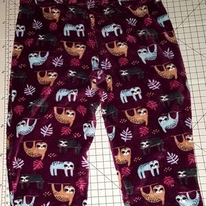Sloth Pajama Bottoms